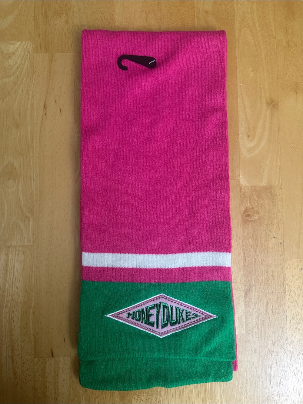 HONEYDUKES Pink & Green Scarf